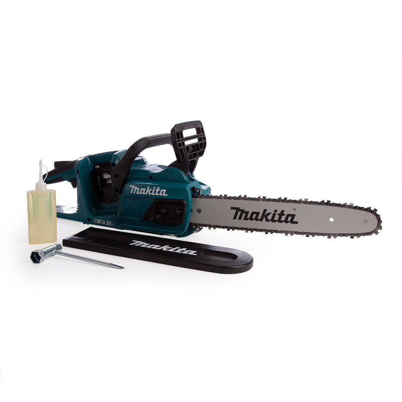 Makita Makita DUC355Z 36V Brushless Chainsaw 350mm LXT (Body Only) Accepts 2x 18V Batteries DUC355Z