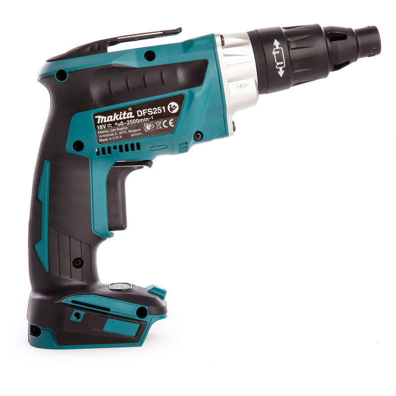 Makita Makita DFS251Z TEK 18V Brushless Screwdriver (Body Only) DFS250Z