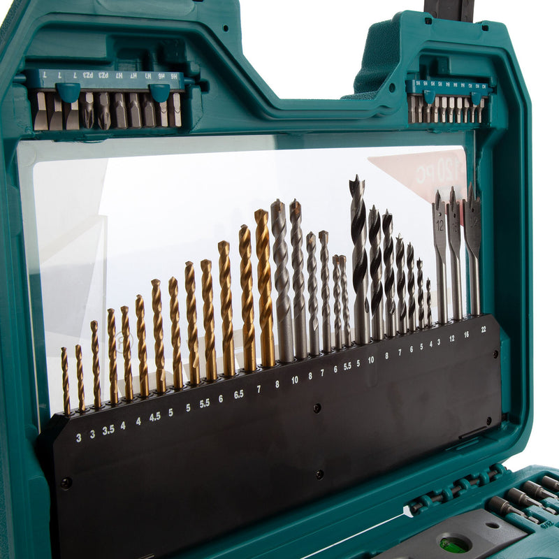 Makita Makita P-90370 Trade Pro Combination Power Drill Accessory Set (120 Piece) P-90370