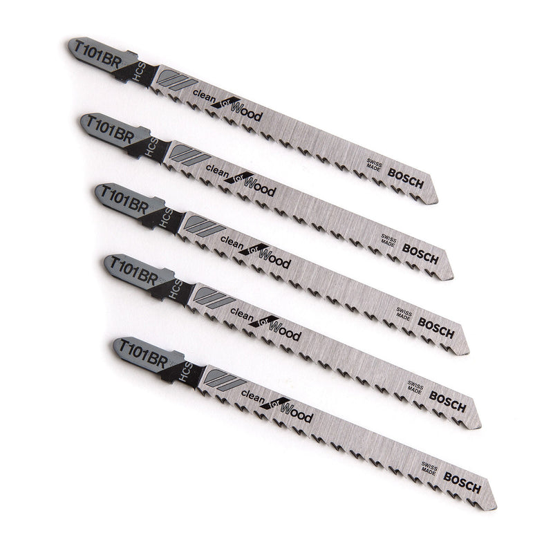 Bosch Bosch T101BR Clean for Wood Jigsaw Blades (5 Pack) 2608630014