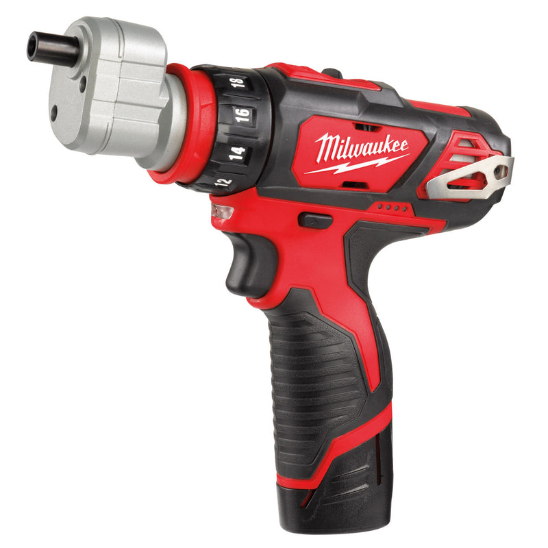 Milwaukee Milwaukee M12BDDXKIT-202C 4-in-1 Cordless Drill Driver (2 x 2.0Ah Batteries) with Attachments 4933447773