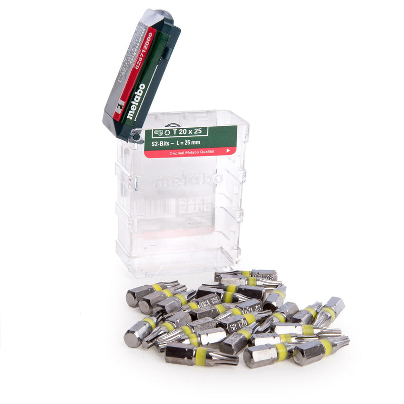 Metabo Metabo 626712000 T20 Bit Box Pack of 25 626712000