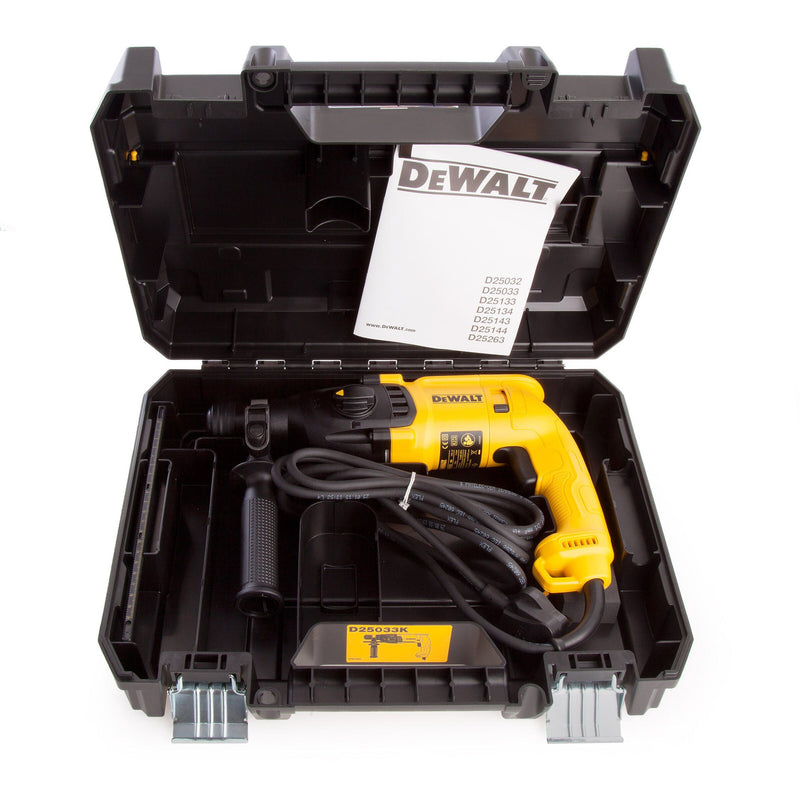 Dewalt Dewalt D25033K 3 Mode SDS Plus Hammer Drill (240V) D25033K-GB