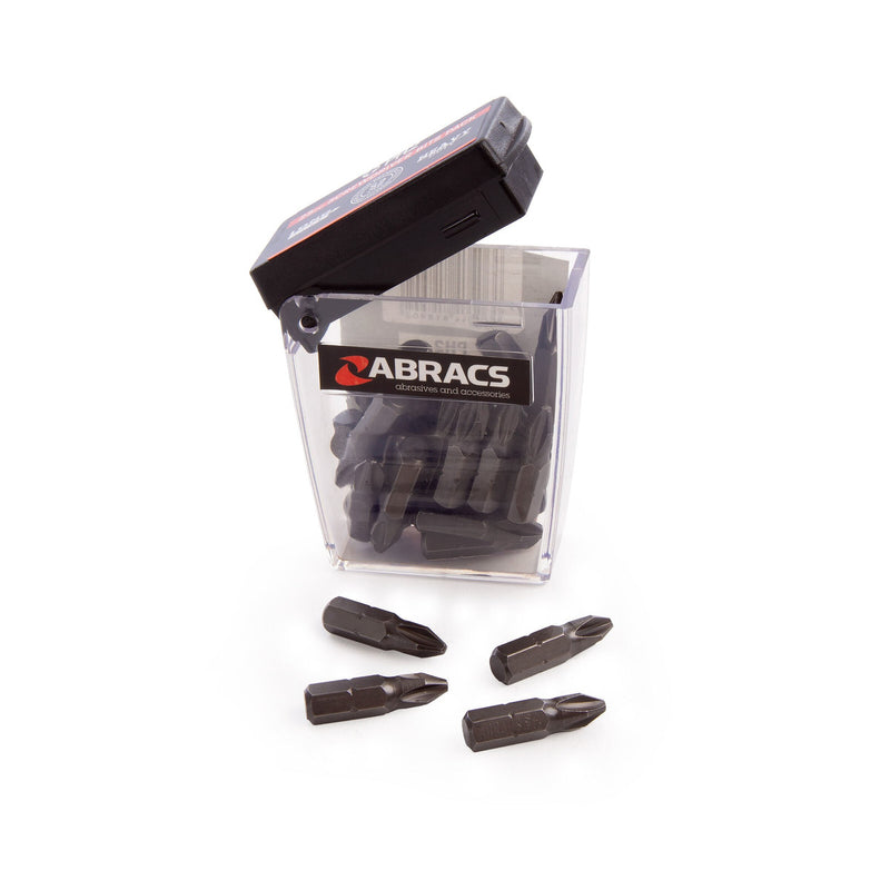 Abracs Abracs PH225 PH2 Screwdriver Bit Set 25mm (25 Piece) PH225