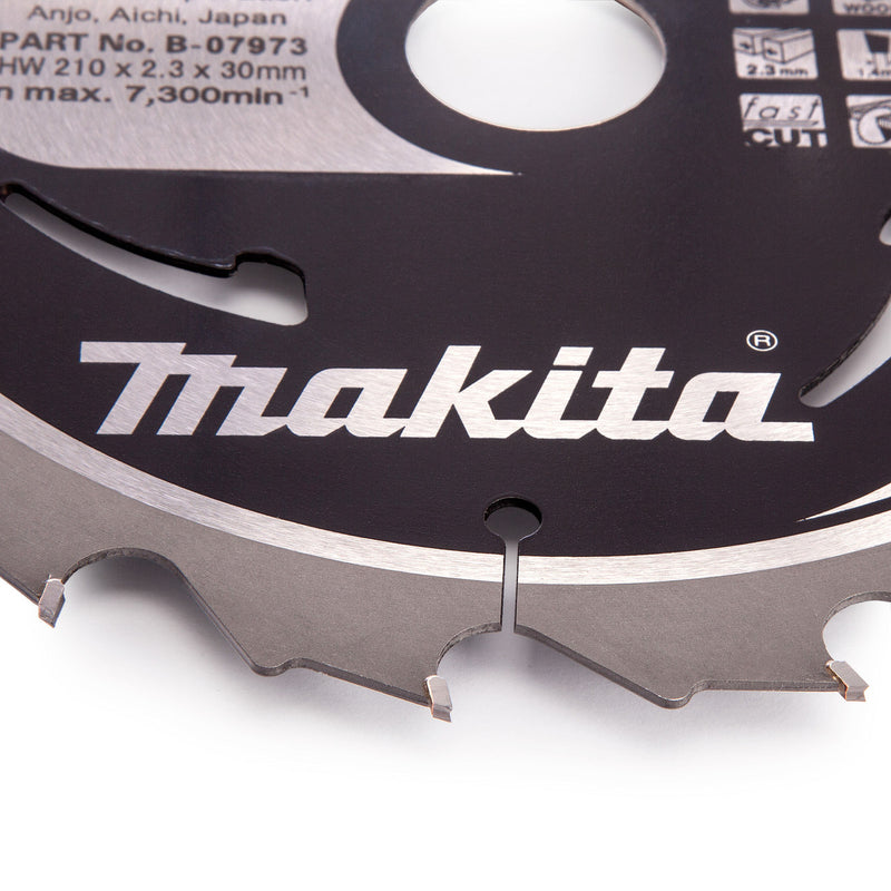 Makita Makita B-07973 M Force Circular Saw Blade for Wood 210 x 30mm x 16T B-07973