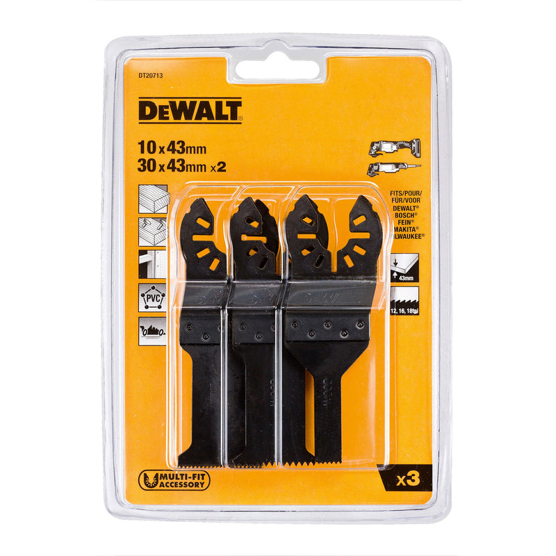 Dewalt Dewalt DT20713 Multi-Tool Blade Set (3 Piece) DT20713