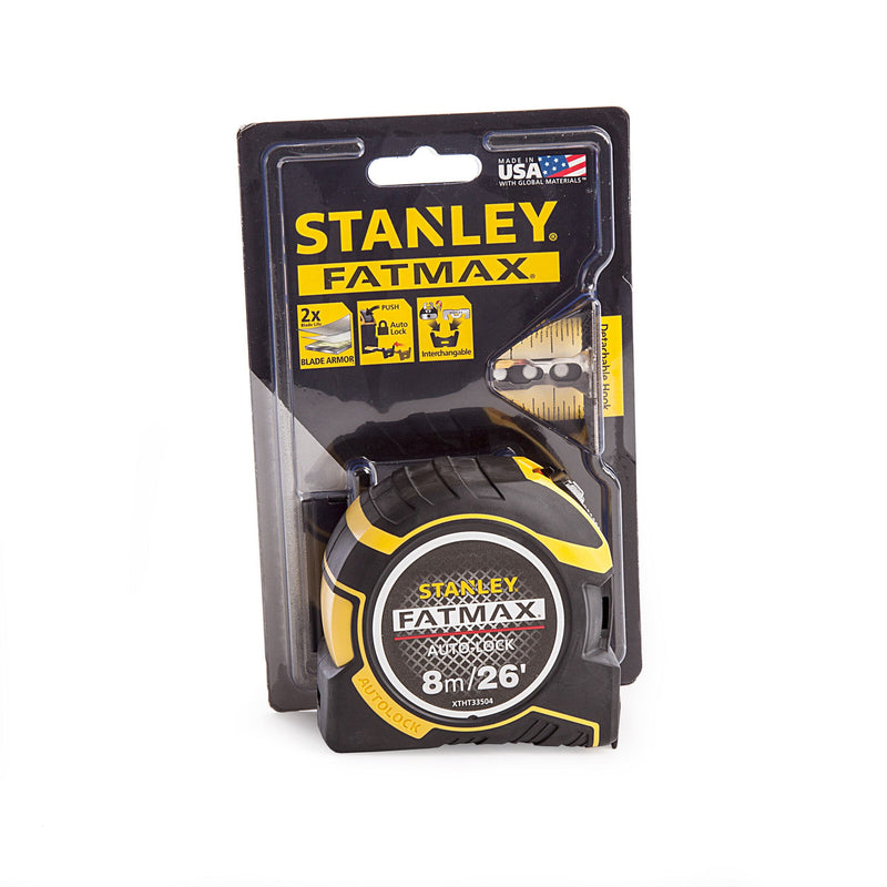 Stanley Stanley XTHT0-33504 Fatmax Autolock Tape 8m / 26ft XTHT0-33504