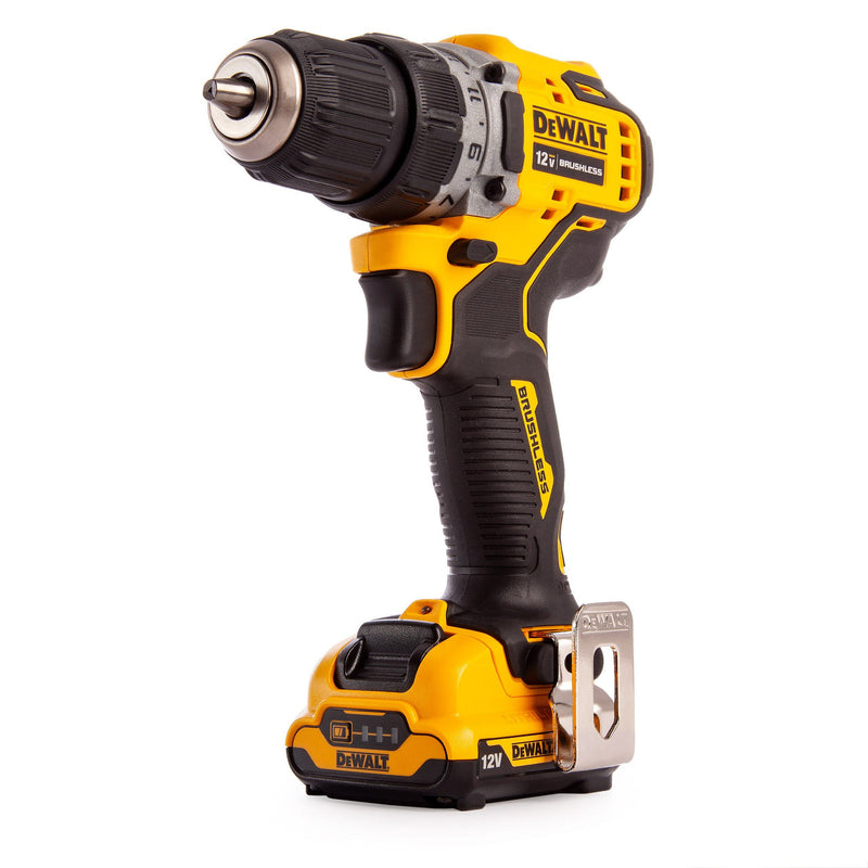 Dewalt Dewalt DCD701 12V XR Brushless Sub-Compact Drill Driver (2 x 2.0Ah Batteries) DCD701