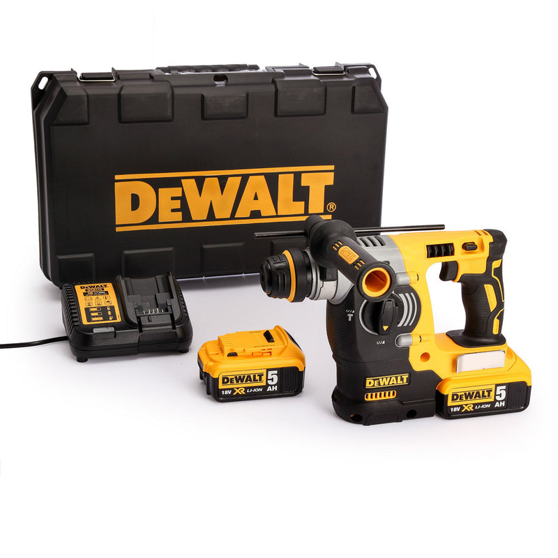 Dewalt Dewalt DCH273P2 18V XR Brushless SDS Plus Rotary Hammer Drill (2 x 5.0AH Batteries) DCH273P2-GB