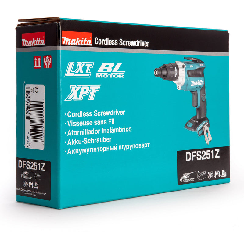 Makita Makita DFS251Z TEK 18V Brushless Screwdriver (Body Only) DFS250Z