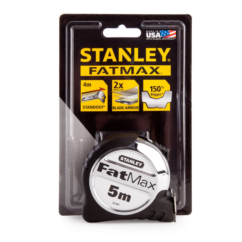 Stanley Stanley 0-33-887 FatMax Xtreme Metric Tape Measure with Blade Armor 5m 0-33-887