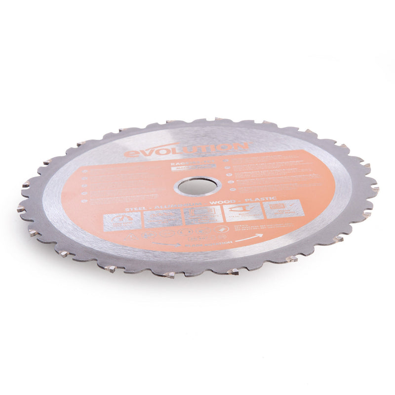 Evolution Evolution R185 TCT Multi Purpose Circular Saw Blade 185 x 20mm x 20T RAGEBLADE185MULTI