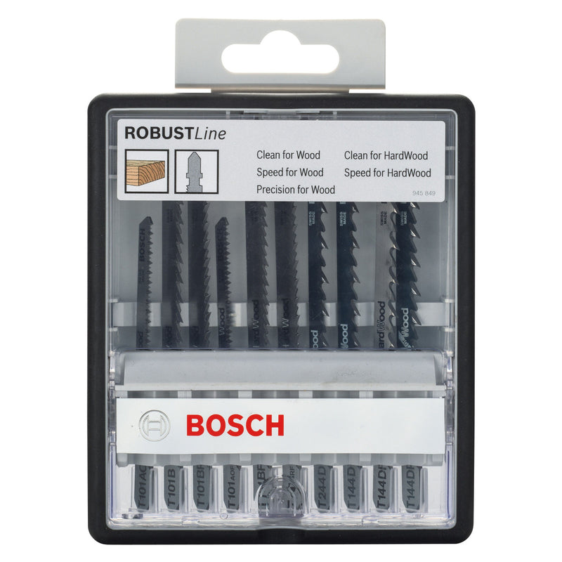 Bosch Bosch 2607010540 Robust Line Jigsaw Blade Set for Wood (10 Piece) 2607010540