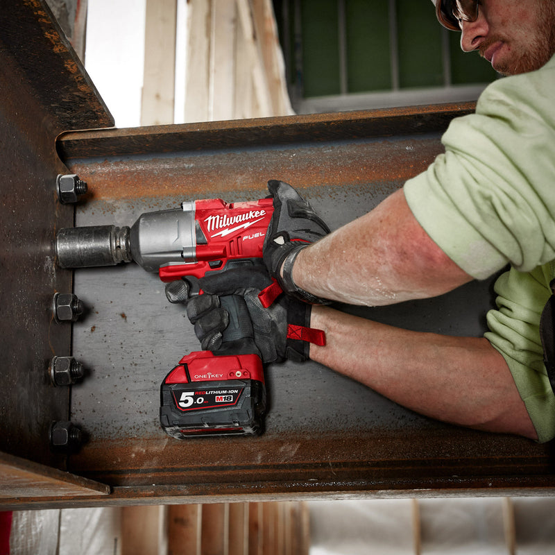 Milwaukee Milwaukee M18 ONEFHIWF12 FUEL One-Key 1/2" Impact Wrench (2 x 5.0Ah Batteries) 4933 4597 28