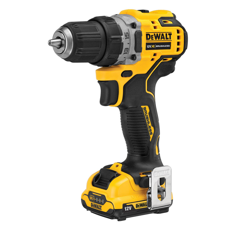 Dewalt Dewalt DCD701 12V XR Brushless Sub-Compact Drill Driver (2 x 2.0Ah Batteries) DCD701