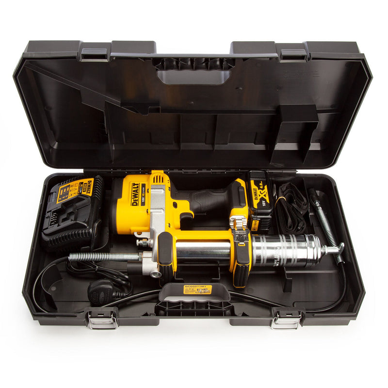 Dewalt Dewalt DCGG571M1 18V XR Cordless li-ion Grease Gun (1 x 4.0Ah Battery) DCGG571M1-GB