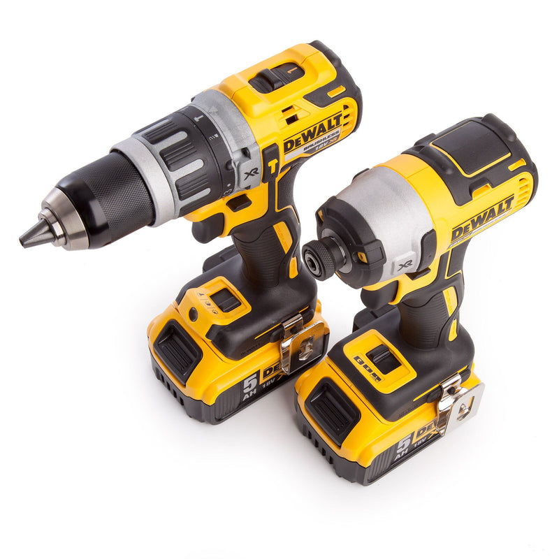 Dewalt Dewalt DCK266P2T 18V XR Combi Drill & Impact Driver Twin Pack (2 x 5.0Ah Batteries) in TSTAK Box DCK266P2T-GB