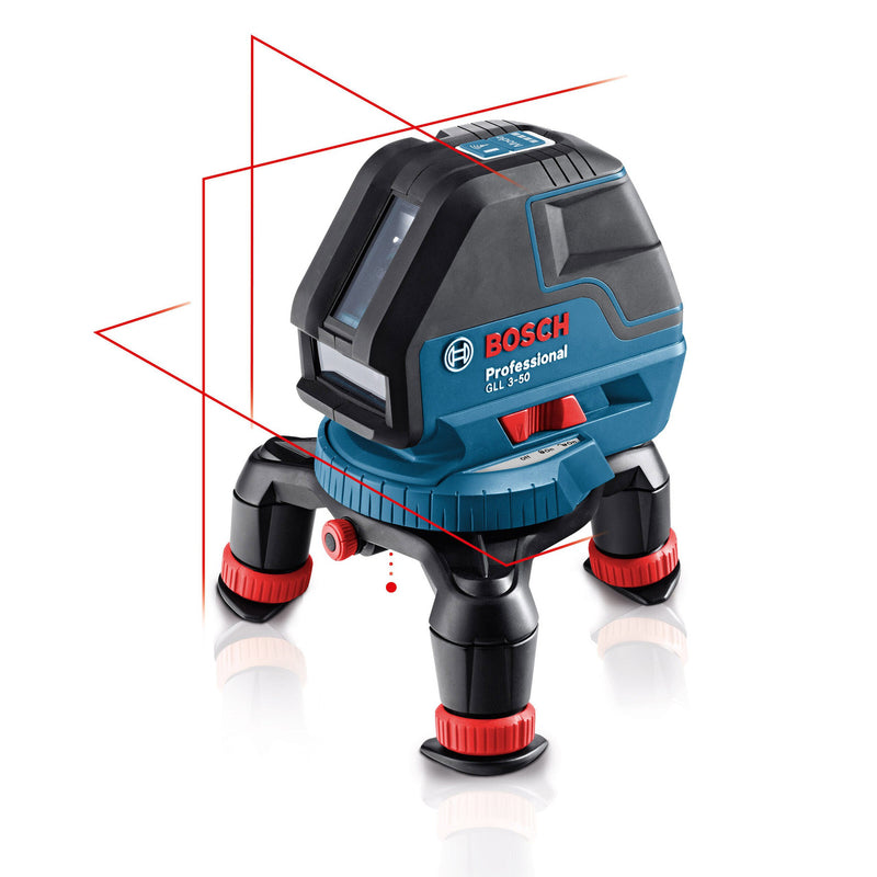 Bosch Bosch GLL 3-50LBX Red Self Levelling Line Laser with L-Boxx 601063801