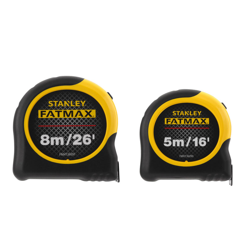 Stanley Stanley FMHT81745-0 FatMax Metric/Imperial Classic Tape Measure Twin Pack (5m & 8m) FMHT81745-0