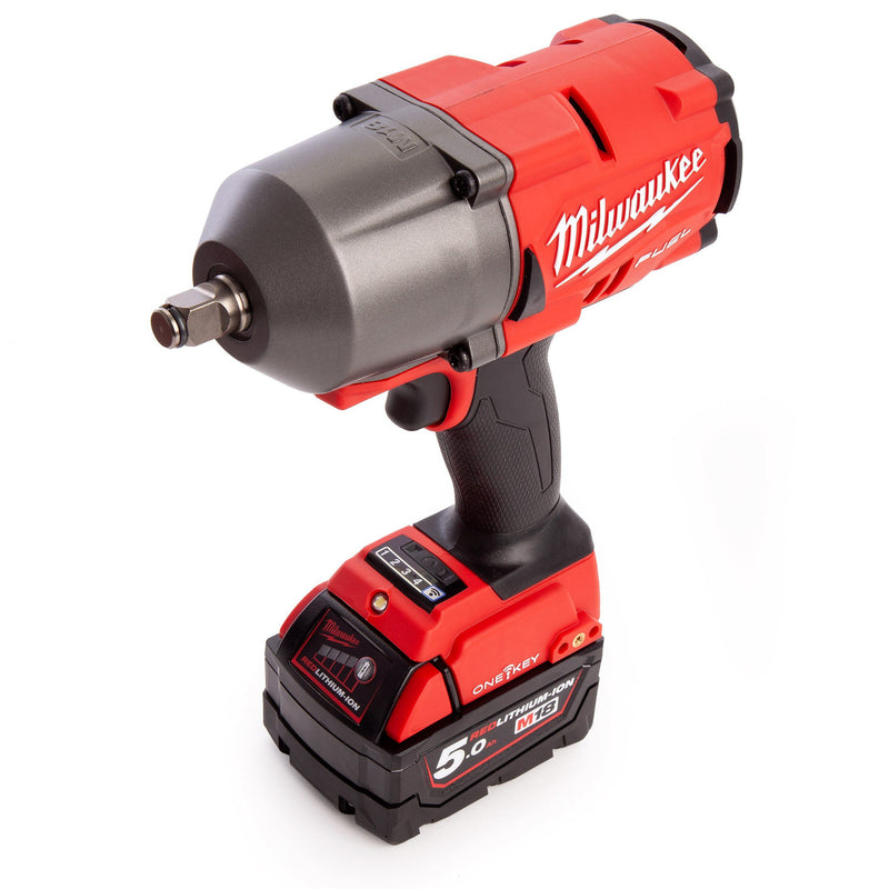 Milwaukee Milwaukee M18 ONEFHIWF12 FUEL One-Key 1/2" Impact Wrench (2 x 5.0Ah Batteries) 4933 4597 28