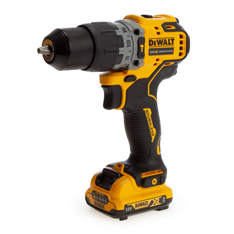 Dewalt Dewalt DCD706D2 12V XR Brushless Sub-Compact Hammer Drill Driver (2 x 2.0Ah Batteries) DCD706D2-GB