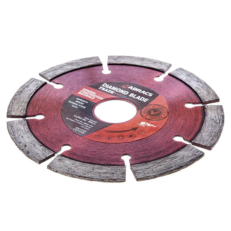 Abracs Abracs ABDD115M Diamond Blade General Purpose 115mm x 10mm x 22mm ABDD115M