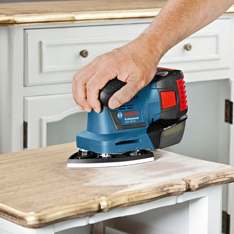 Bosch Bosch GSS 18 V-10 Cordless Orbital Palm Sander (Body Only) in LBoxx 06019D0202