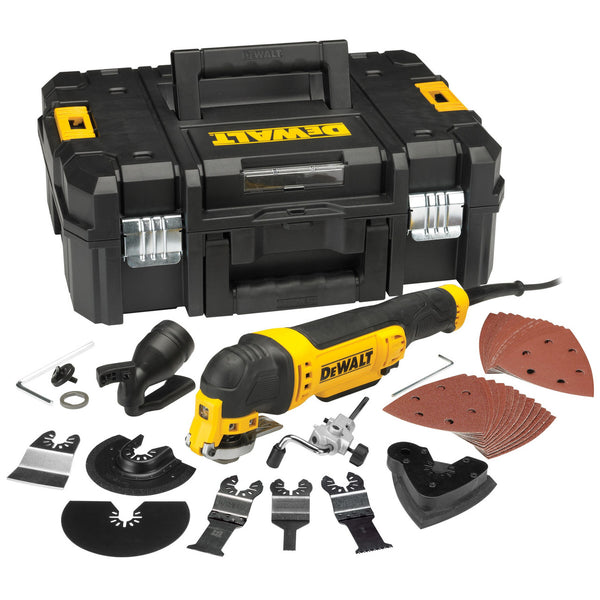 Dewalt Dewalt DWE315KT Multi Tool with Tool-Less Accessory Change, 37 Accessories & TStak Case (240V) DWE315KT-GB