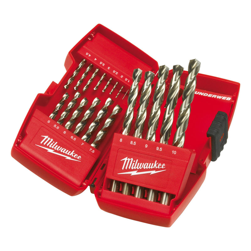 Milwaukee Milwaukee 4932352374 Metal Drill Bit HSSG Set (19 Piece) 4932352374