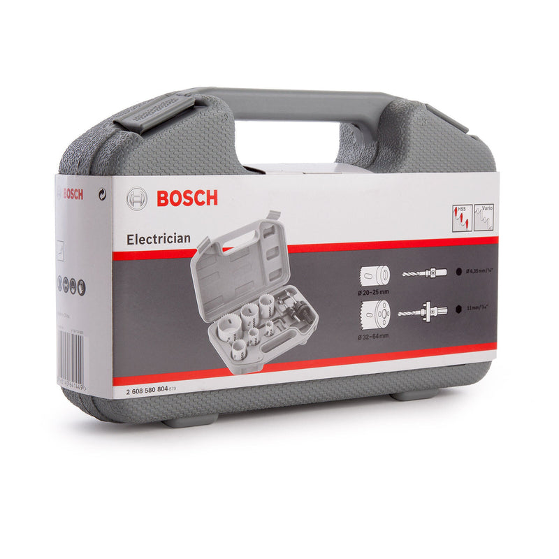 Bosch Bosch 2608580804 HSS Electricians Holesaw Set (9 Piece) 2608580804