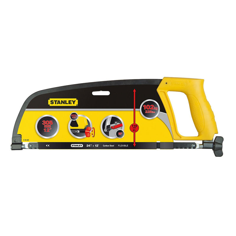 Stanley Stanley 1-15-122 Contractors Hacksaw 300mm (12") 1-15-122