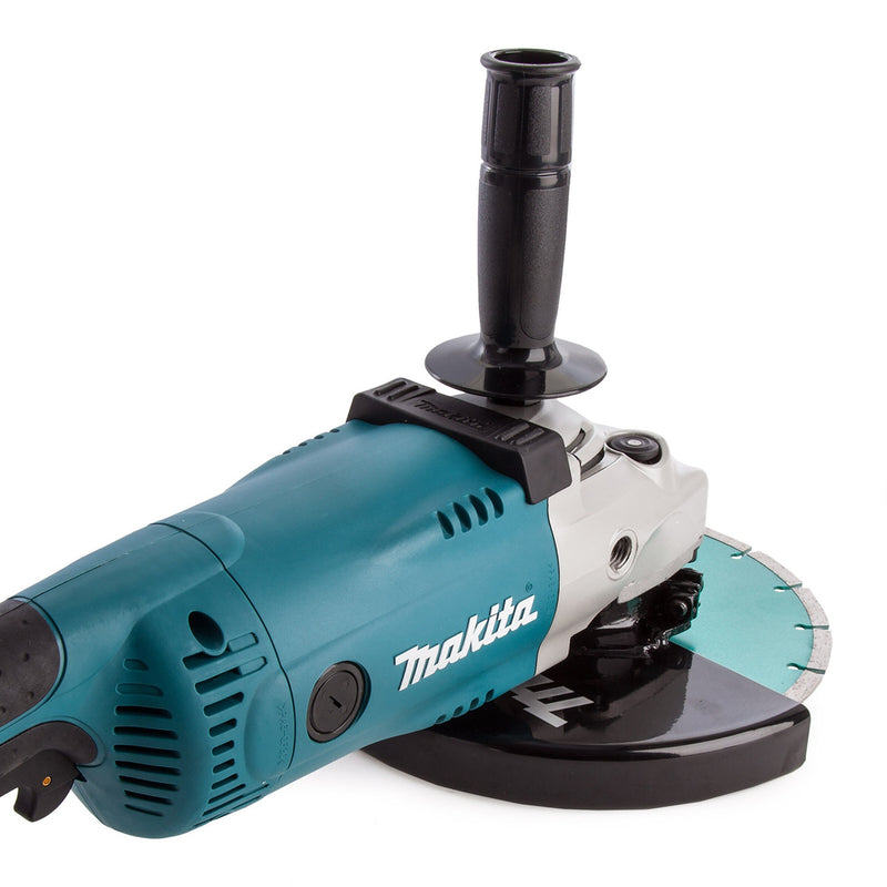 Makita Makita GA9020KD 9 inch/230mm Angle Grinder with Kit Box & Diamond Blade (240V) GA9020KD/2