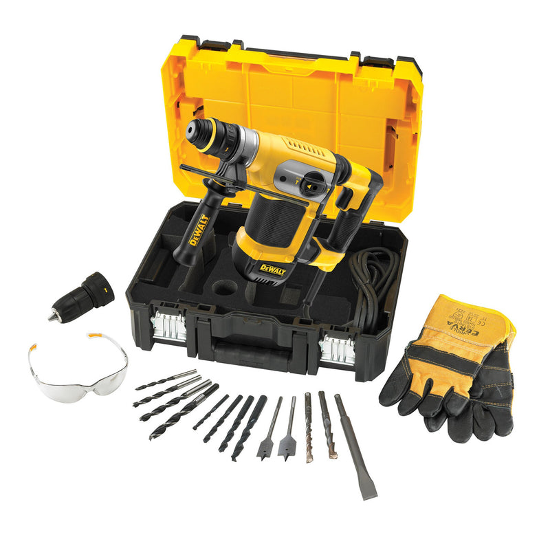 Dewalt Dewalt D25417KT 32mm SDS+ Combination Hammer Drill 4kg 110V D25417KT-110V