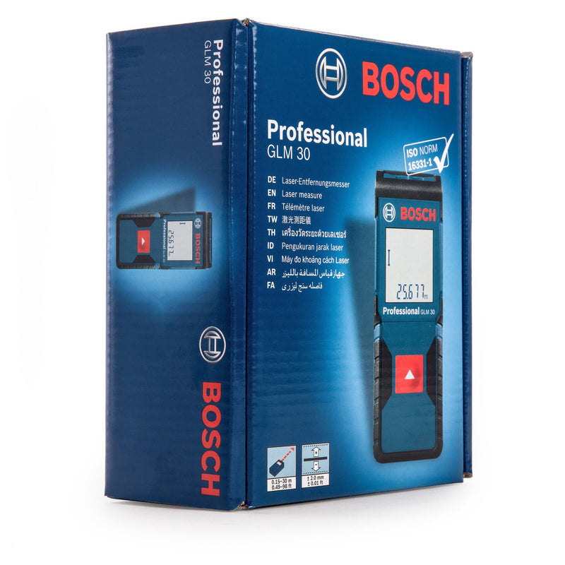 Bosch Bosch GLM30 Laser Rangefinder 0.15 - 30 Metre Range GLM30