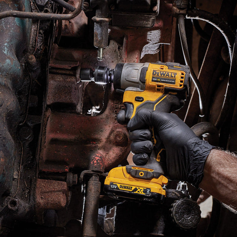 Dewalt Dewalt DCF902D2 12V XR Brushless Sub-Compact Impact Wrench 3/8in (2 x 2.0Ah Batteries) DCF902D2-GB