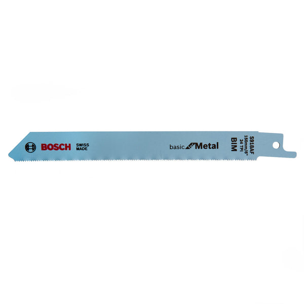 Bosch Bosch S918AF Basic Reciprocating Saw Blades for Metal 150mm (Pack Of 5) 2608651780