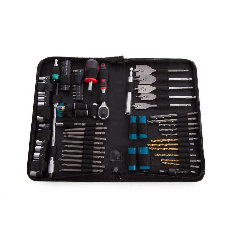 Makita Makita P-52065 Technicians Pouch Drill & Screwdriver Bit Set (79 Piece) P-52065