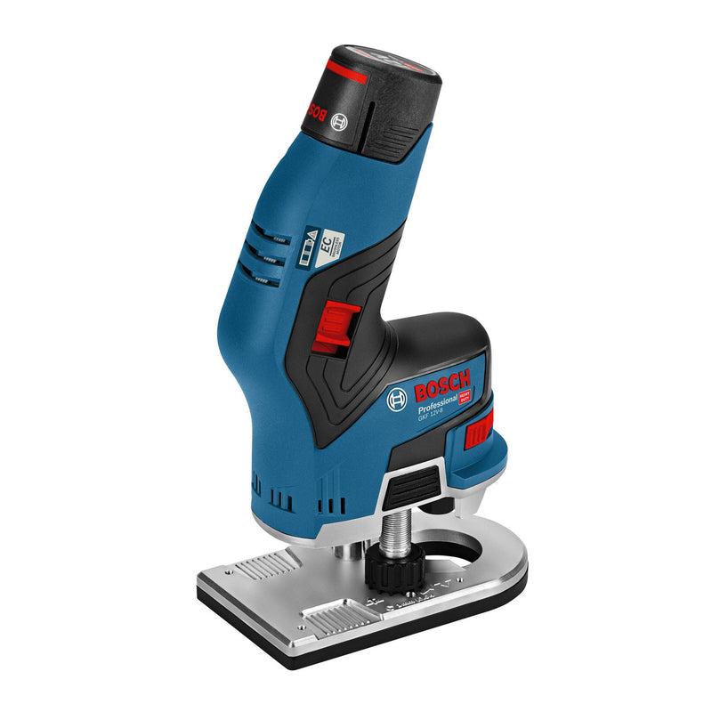 Bosch Bosch GKF 12V-8 Brushless Heavy Duty Edge Router (2 x 3.0Ah Batteries) 06016B0070