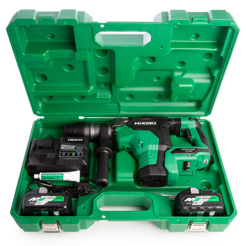 HiKOKI HiKOKI DH36DMAJAZ 36V Brushless SDS Max Rotary Hammer (2 x Multi-Volt Batteries) DH36DMA/JAZ