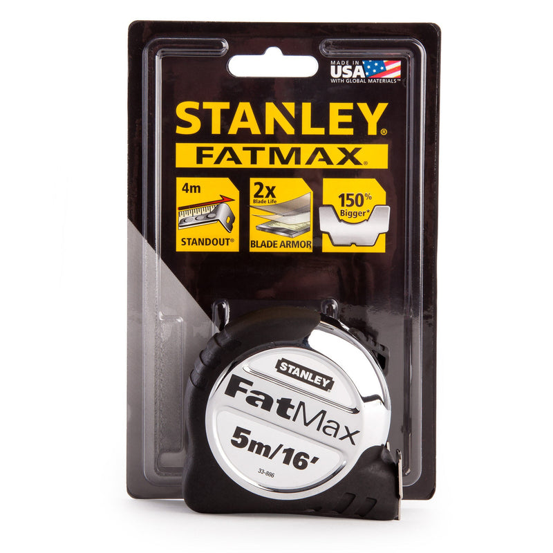 Stanley Stanley 5-33-886 FatMax Xtreme Metric/Imperial Tape Measure with Blade Armor 5m 5-33-886