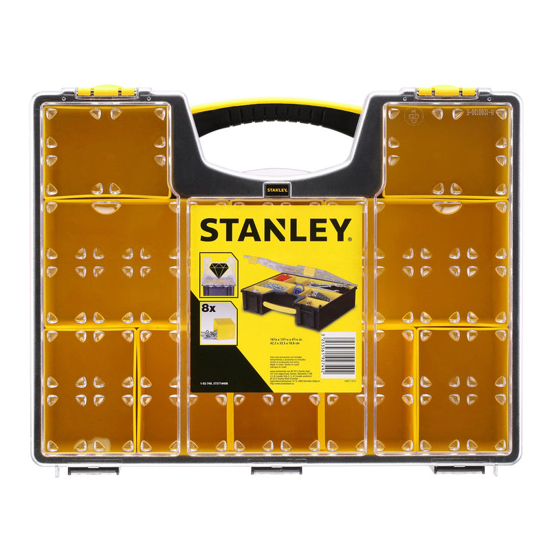 Stanley Stanley 1-92-749 Professional Deep Organiser with 8 Compartments 1-92-749