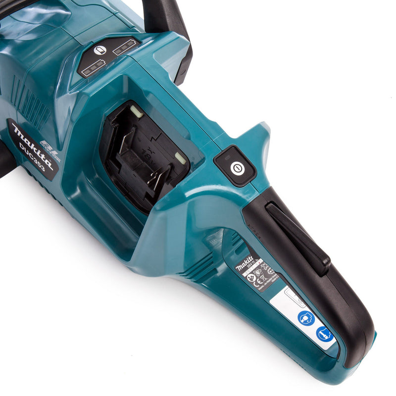 Makita Makita DUC353Z 36V LXT Cordless Chainsaw 35cm (Body Only) Accepts 2 x 18V Batteries DUC353Z