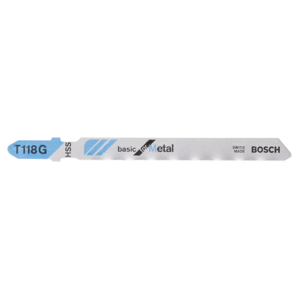 Bosch Bosch T118G Basic for Metal Jigsaw Blades (5 Pack) 2608631012