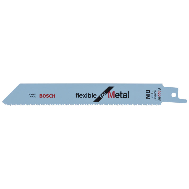 Bosch Bosch S922BF (2608656014) Reciprocating Saw Blades for Metal 150mm (Pack Of 5) 2608656014