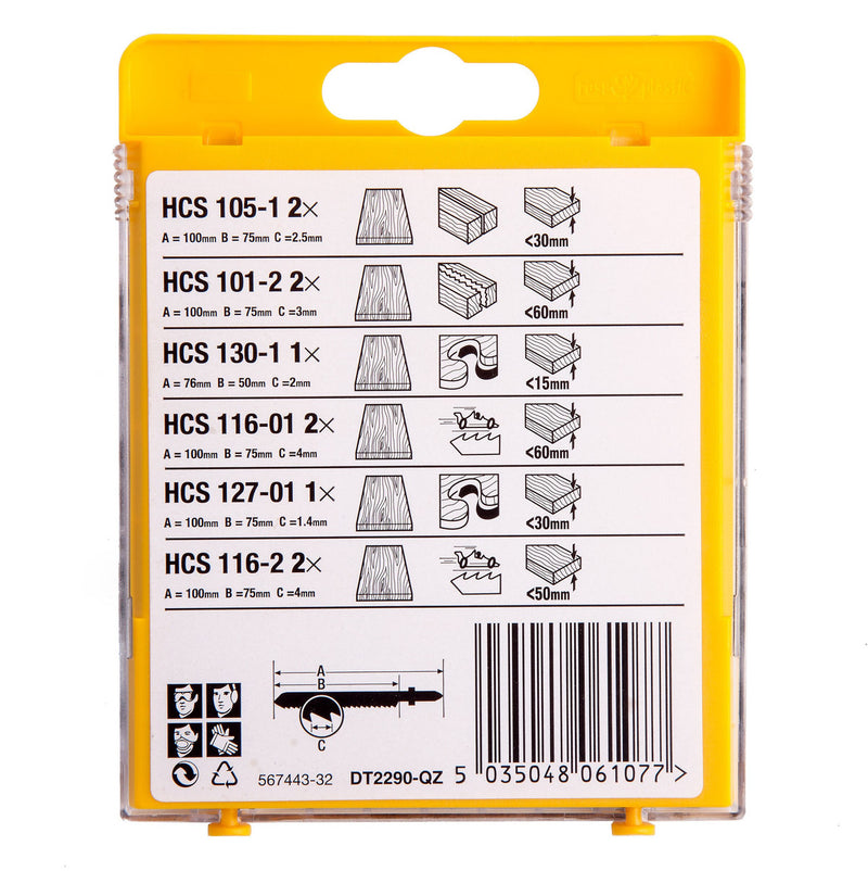 Dewalt Dewalt DT2290 HCS Jigsaw Blades for Wood (10 Pack) DT2290