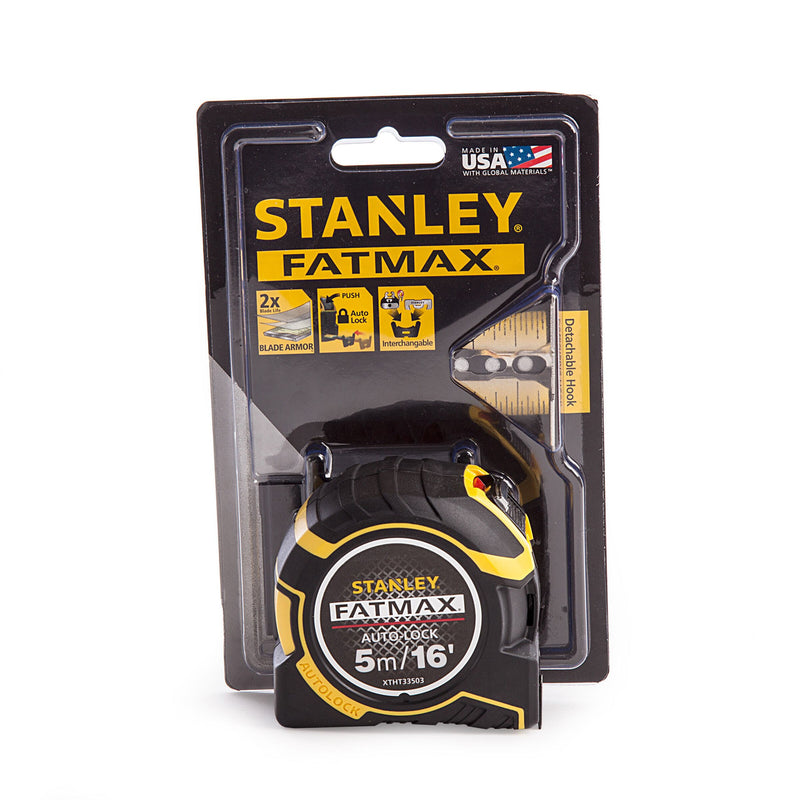 Stanley Stanley XTHT0-33503 FatMax Autolock Tape Measure with Blade Armor 5m XTHT0-33503