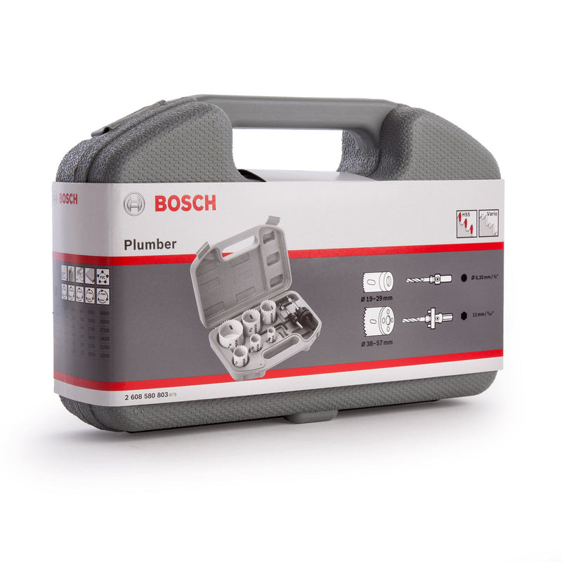 Bosch Bosch 2608580803 HSS Plumbers Holesaw Set (9 Piece) 2608580803