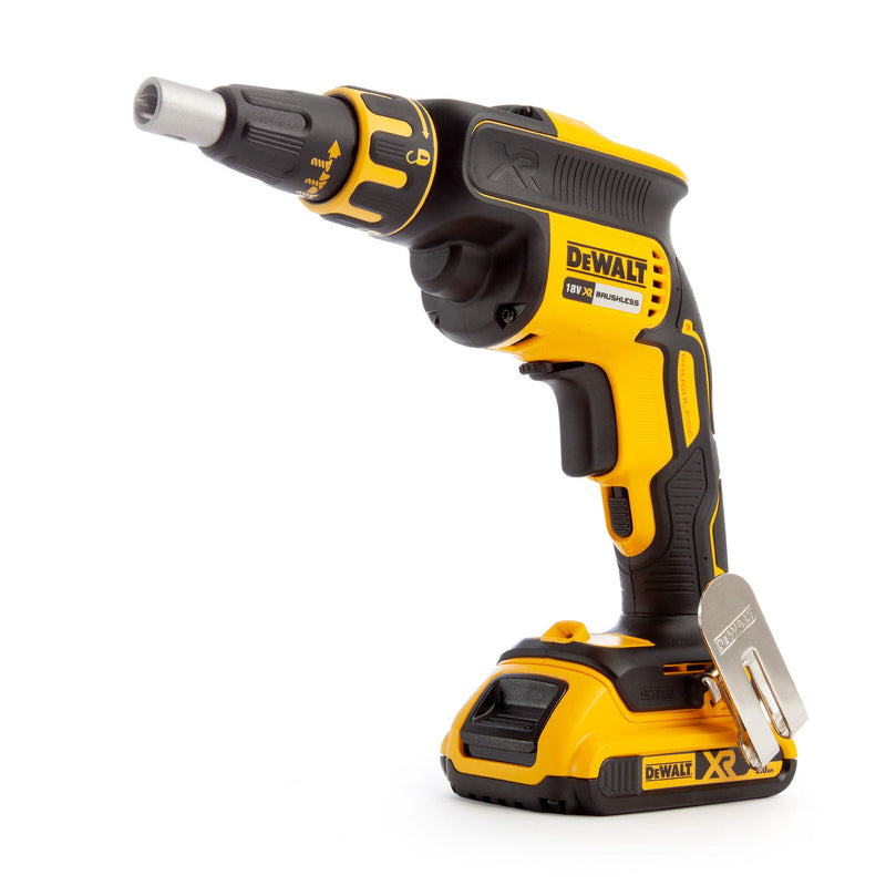 Dewalt Dewalt DCF620D2K 18V Brushless Drywall Collated Screwdriver (2 x 2.0Ah Batteries) DCF620D2K-GB