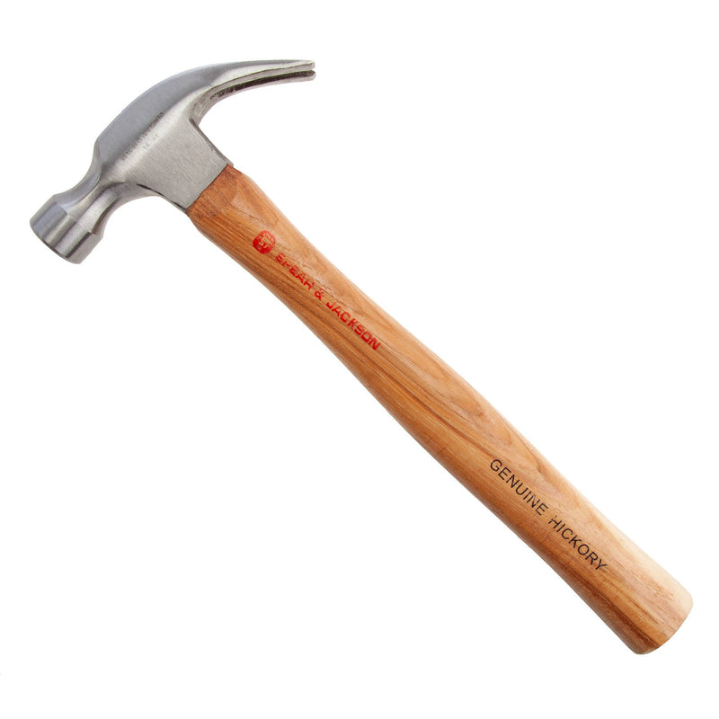 Spear & Jackson Spear & Jackson SJ-CAH16 Hickory Claw Hammer 16oz SJ-CAH16