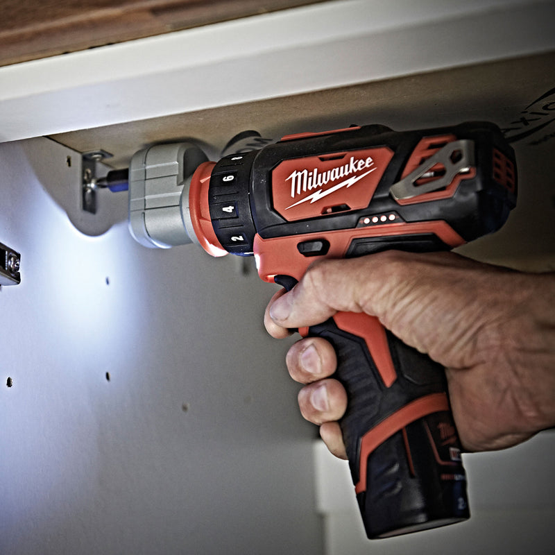 Milwaukee Milwaukee M12BDDXKIT-202C 4-in-1 Cordless Drill Driver (2 x 2.0Ah Batteries) with Attachments 4933447773